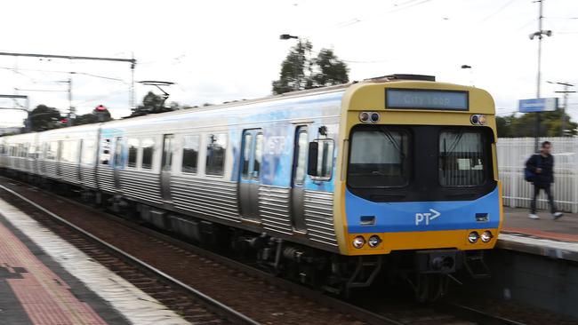 Two Melbourne train services have been listed as tier 2 exposure sites. Picture: George Salpigtidis