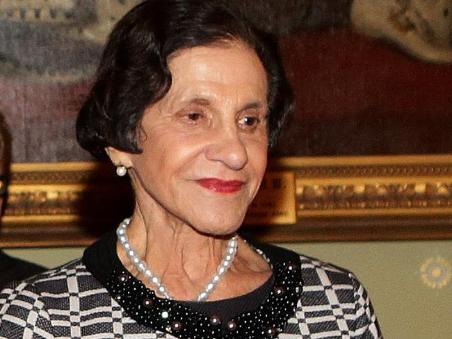 Dame Marie Bashir met the Queen last week to receive her new title. Picture: Stephen Cooper