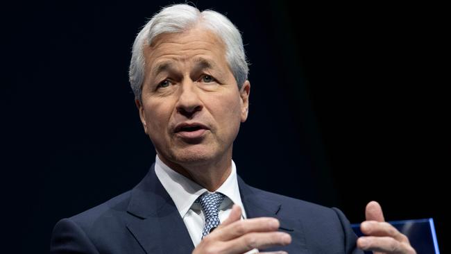 JPMorgan Chase boss Jamie Dimon. Picture: AFP