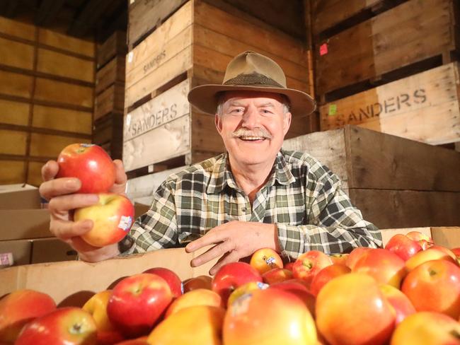 Kevin Sanders, apple grower, Three Bridges,   Picture Yuri Kouzmin