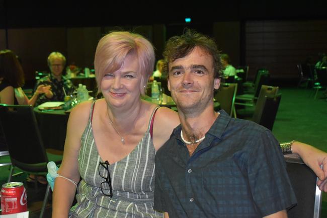 Gail Donadel and John Cant at the 2022 Mackay Australia Day Awards at the MECC on January 25, 2022. Picture: Lillian Watkins