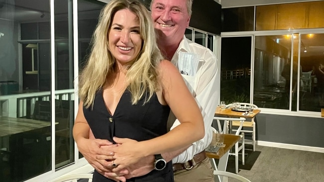 Deputy Prime Minister Barnaby Joyce and his fiance, Vikki Campion. Picture: News Corp