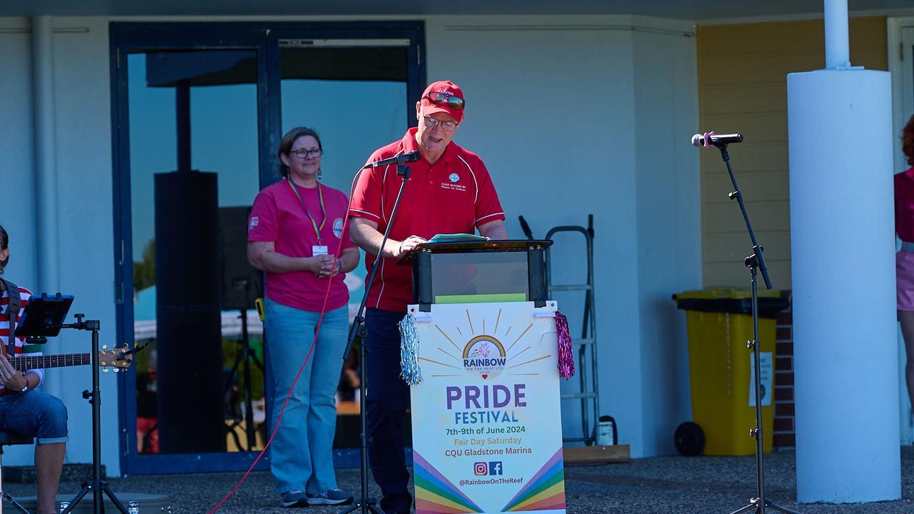 Rainbow on the Reef pride festival in Gladstone. Picture: Colin Neatherway