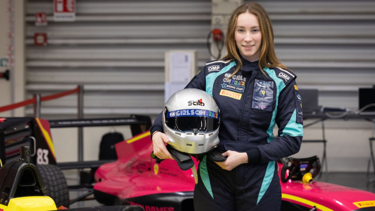 Alice Buckley, 15, is among Australia's top female racers.