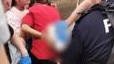 Moments after Coles employee Claudia Campomayor Watt was stabbed during a shift at Yamanto Shopping Centre. Picture: 9 News