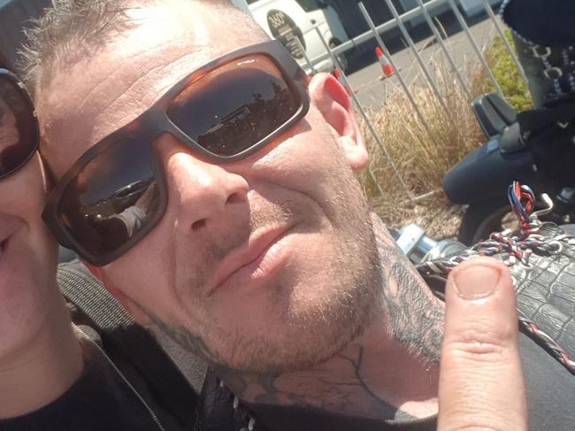 Rebels bikie enforcer Matthew Bruce.