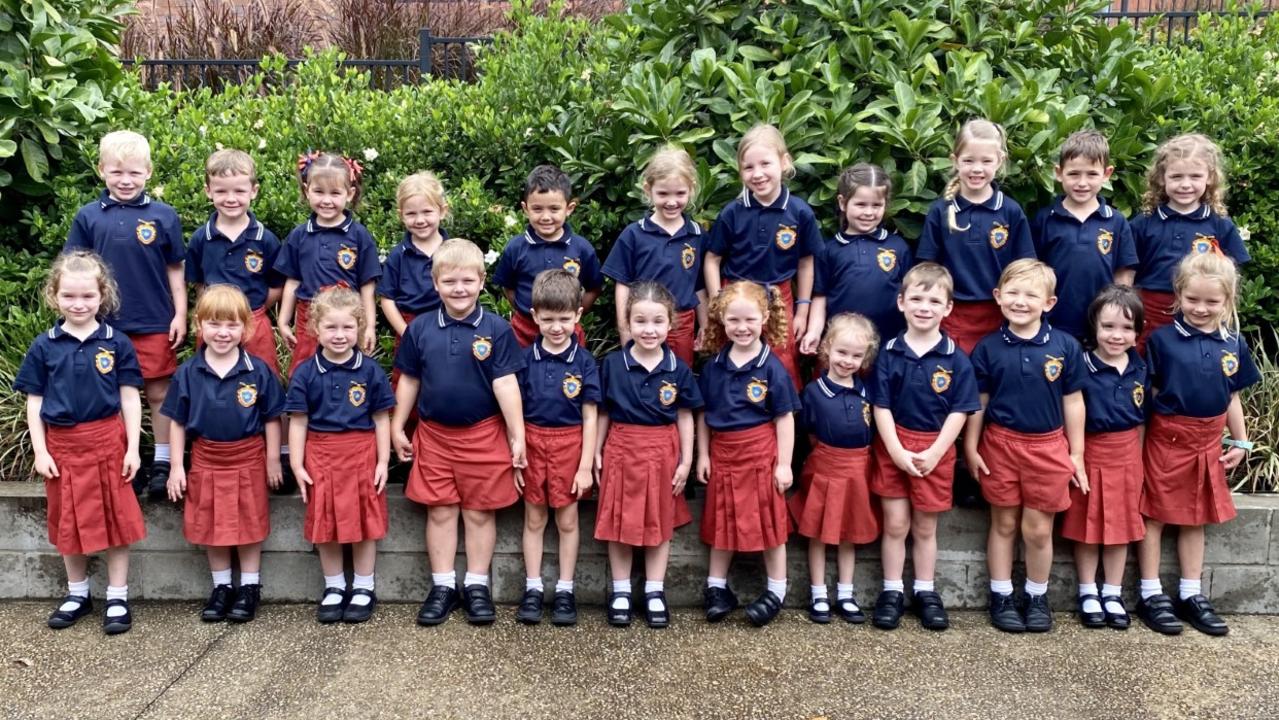 My First Year 2022: West Moreton Anglican College Prep B class (Back row: Flynn, Hughie, Summer, Evie, Emerson, Mila, Brooklyn, Isla, Isabella, Kai, Willow. Front row: Aurelia, Sienna, Abby, Oliver, Apollo, Emily, Billie, Kalani, Archer, Soren, Lili-Arna, Isla. Absent: Howdy.) Picture: Supplied