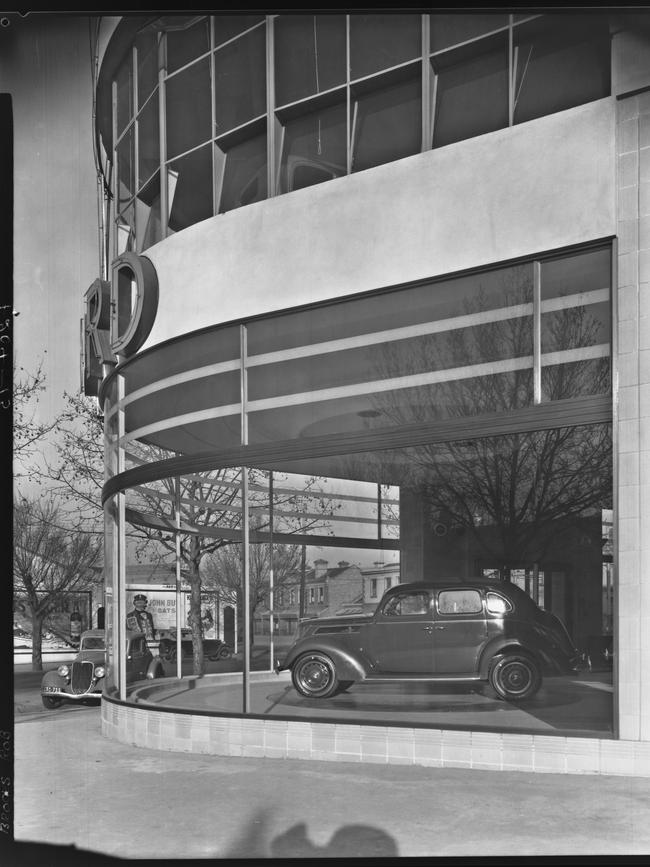 The original Melford Motors showroom.