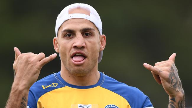 Blake Ferguson of the Parramatta Eels has plenty of upside and a secure base. Picture: AAP Image/Joel Carrett