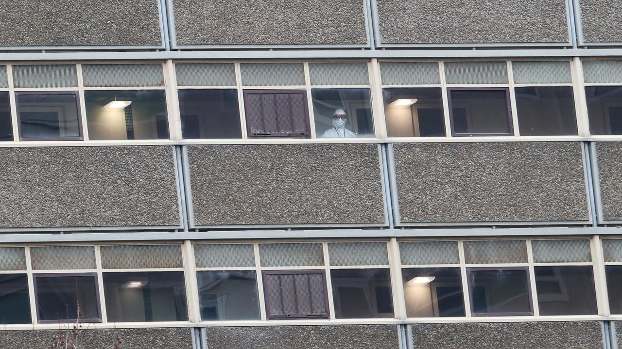 Melbourne’s public housing towers have been labelled ‘vertical cruise ships’ with ‘explosive potential’ to spread COVID-19. Picture: David Crosling