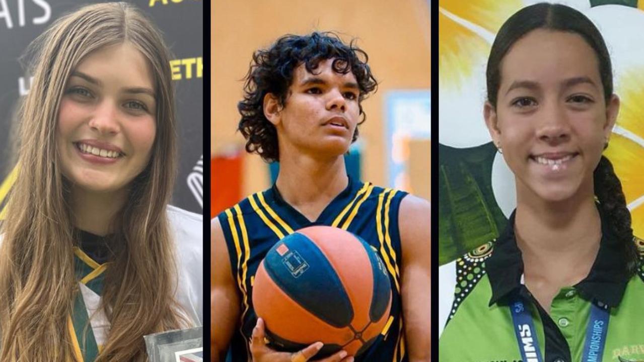 Lauren Winter, Weston Tedcastle and Macey Sheridan are some of the Northern Territory's top young athletes.