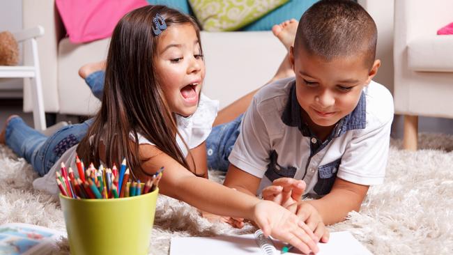 Top tip: Don’t let the siblings collaborate — two imaginations combined could end in some pretty awkward questions from teachers. Picture: Getty