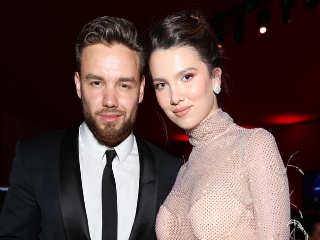 WEST HOLLYWOOD, CALIFORNIA - MARCH 27: (L-R) Liam Payne and Maya Henry attend the Elton John AIDS Foundation's 30th Annual Academy Awards Viewing Party on March 27, 2022 in West Hollywood, California. (Photo by Amy Sussman/Getty Images for Elton John AIDS Foundation)