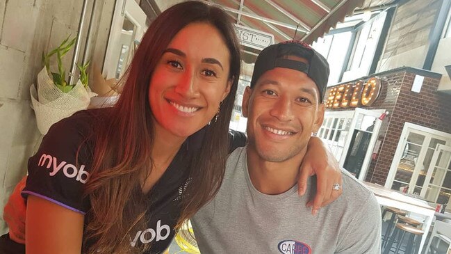 Israel Folau and his wife Maria look set to settle on their futures soon.