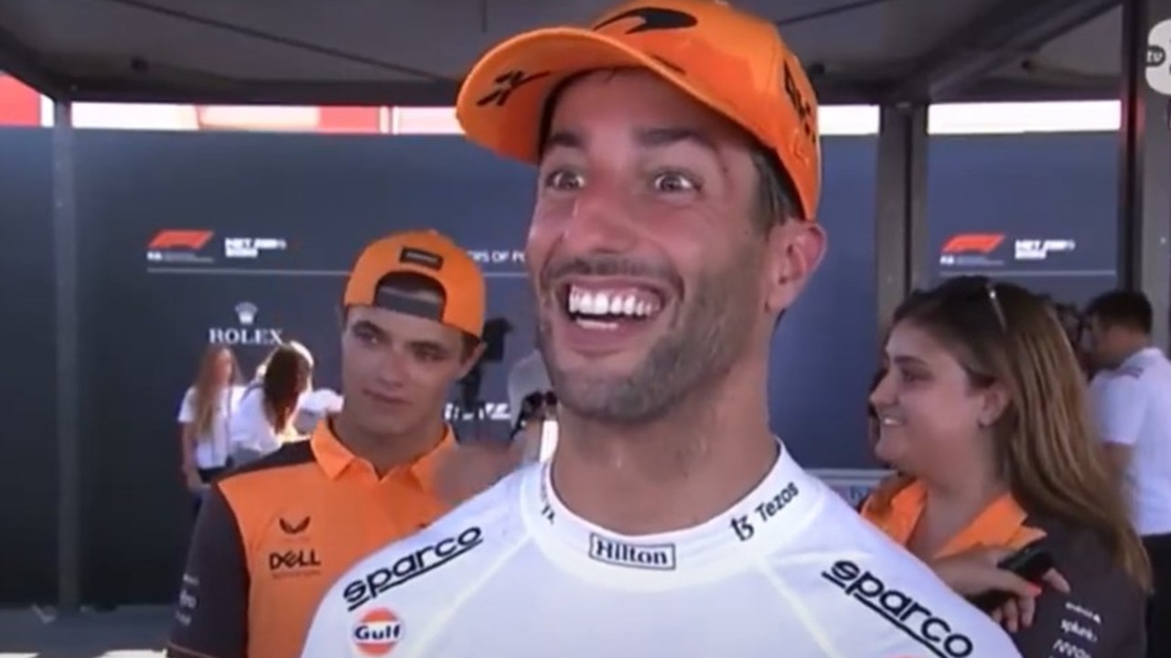 Daniel Ricciardo trashes Lando Norris in rude TV interview after F1 ...
