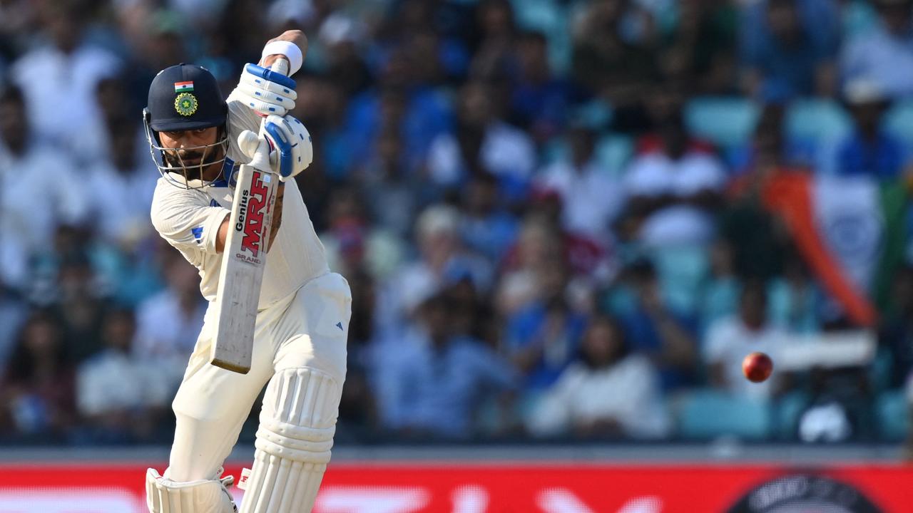 India's Virat Kohli carries the hopes of a nation. (Photo by Glyn KIRK / AFP)