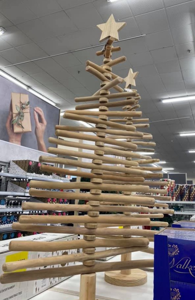 For $89 shoppers can this year get their hands on this Scandi Christmas tree at Target. Picture: Target Mums Australia/Facebook.