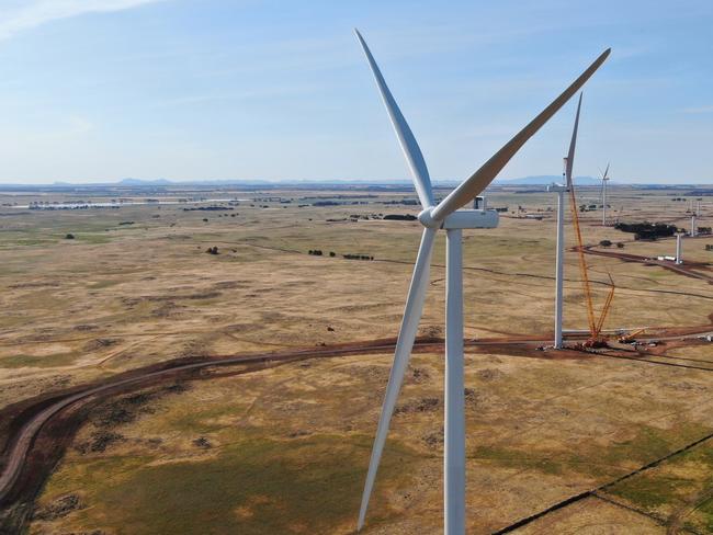 Tilt Renewables' Dundonnell wind farm under construction. Picture: SUPPLIED