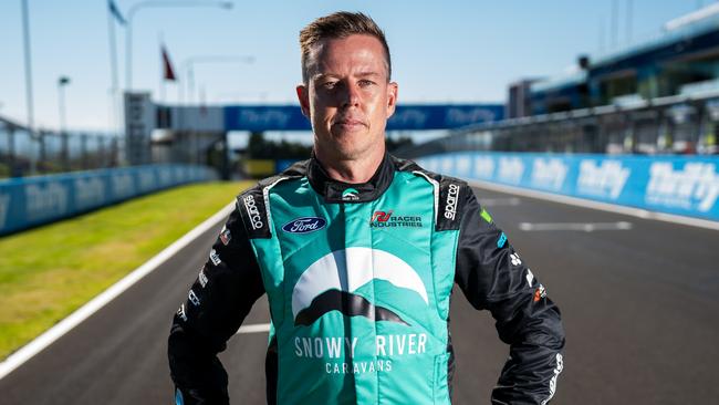 BATHURST, AUSTRALIA - FEBRUARY 22: (EDITORS NOTE: A polarizing filter was used for this image.) James Courtney driver of the #7 Snowy River Racing Mustang GT ahead of the Bathurst 500, part of the 2024 Supercars Championship Series at Mount Panorama, on February 22, 2024 in Bathurst, Australia. (Photo by Daniel Kalisz/Getty Images)