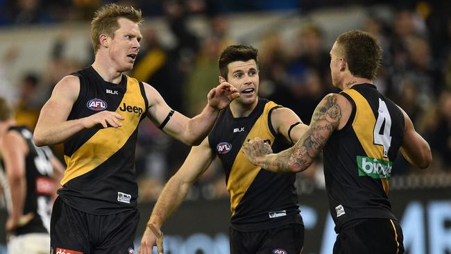 Riewoldt, Trent Cotchin and Dustin Martin didn’t expect the success that followed 2016.