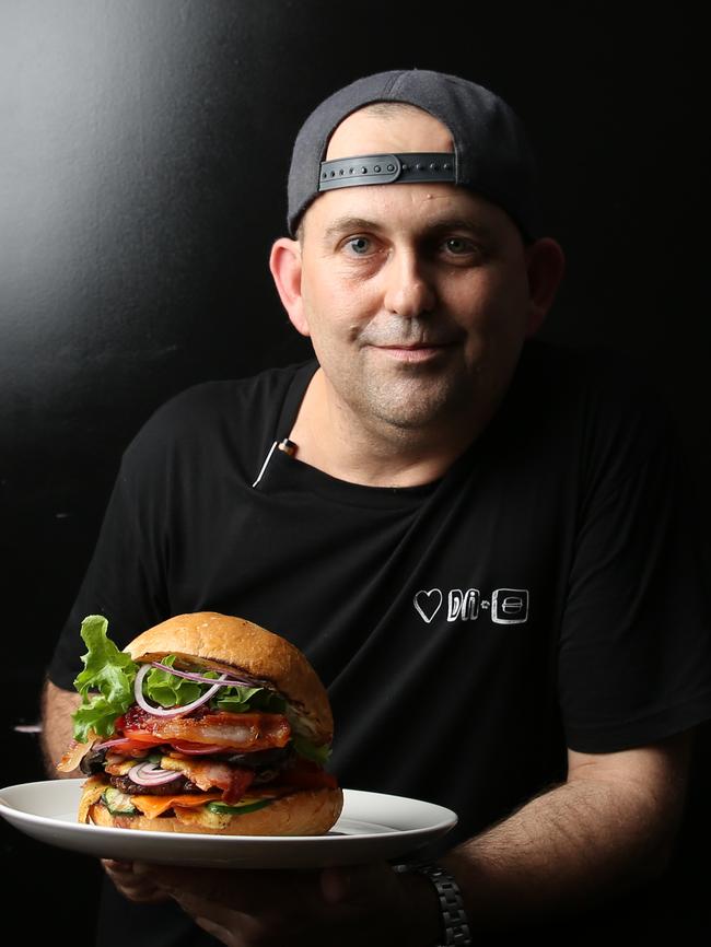 New Farm favourite Da’Burger will open at Racecourse Village. Picture: David Kelly