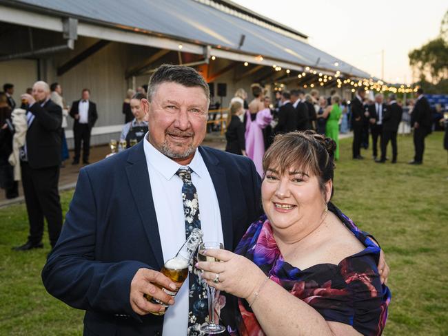 Mick and Tracey Giles at the LifeFlight Toowoomba Gala at The Goods Shed, Saturday, May 24, 2025. Picture: Kevin Farmer
