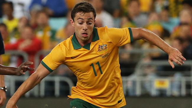 Socceroo Tommy Oar has signed for the Mariners. Picture: Phil Hillyard