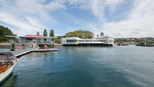 There was a big security presence when Miranda Kerr and her husband visited Catalina restaurant at Rose Bay. Picture: Supplied