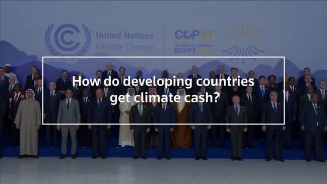 How do developing countries get climate cash?