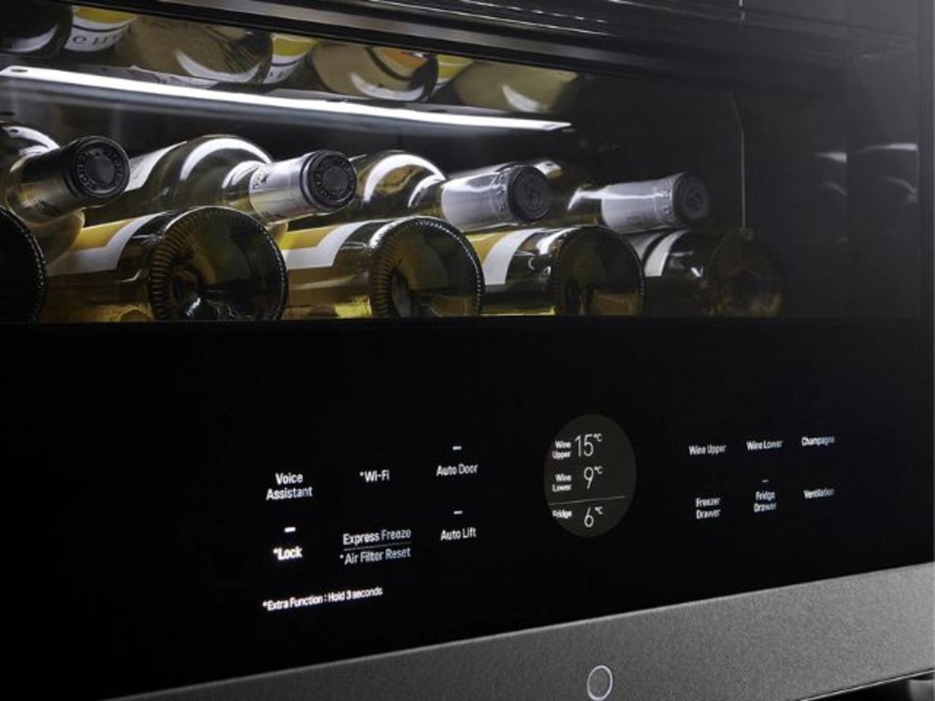 The key to keeping wine at its best is to prevent temperatures from fluctuating. Image: LG.