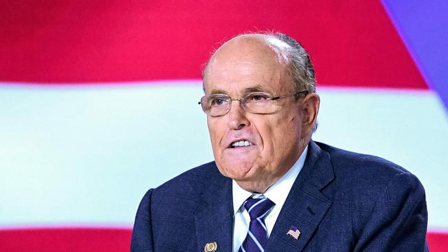 Former Mayor of New York City Rudy Giuliani has criticised China for its coronavirus response. Picture: Gent Shkullaku/AFP