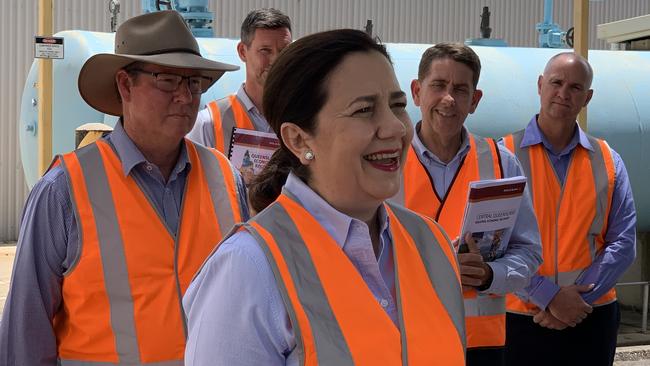 Premier Annastacia Palaszczuk, Rockhampton MP Barry O'Rourke, Treasurer Cameron Dick, Transport Minister Mark Bailey, and Minister for Manufacturing Glenn Butcher were delighted to announce the plans for the former Aurizon rolling stock maintenance site.