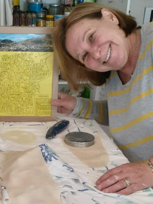 Lisa's mum, Doreen, making pasta.