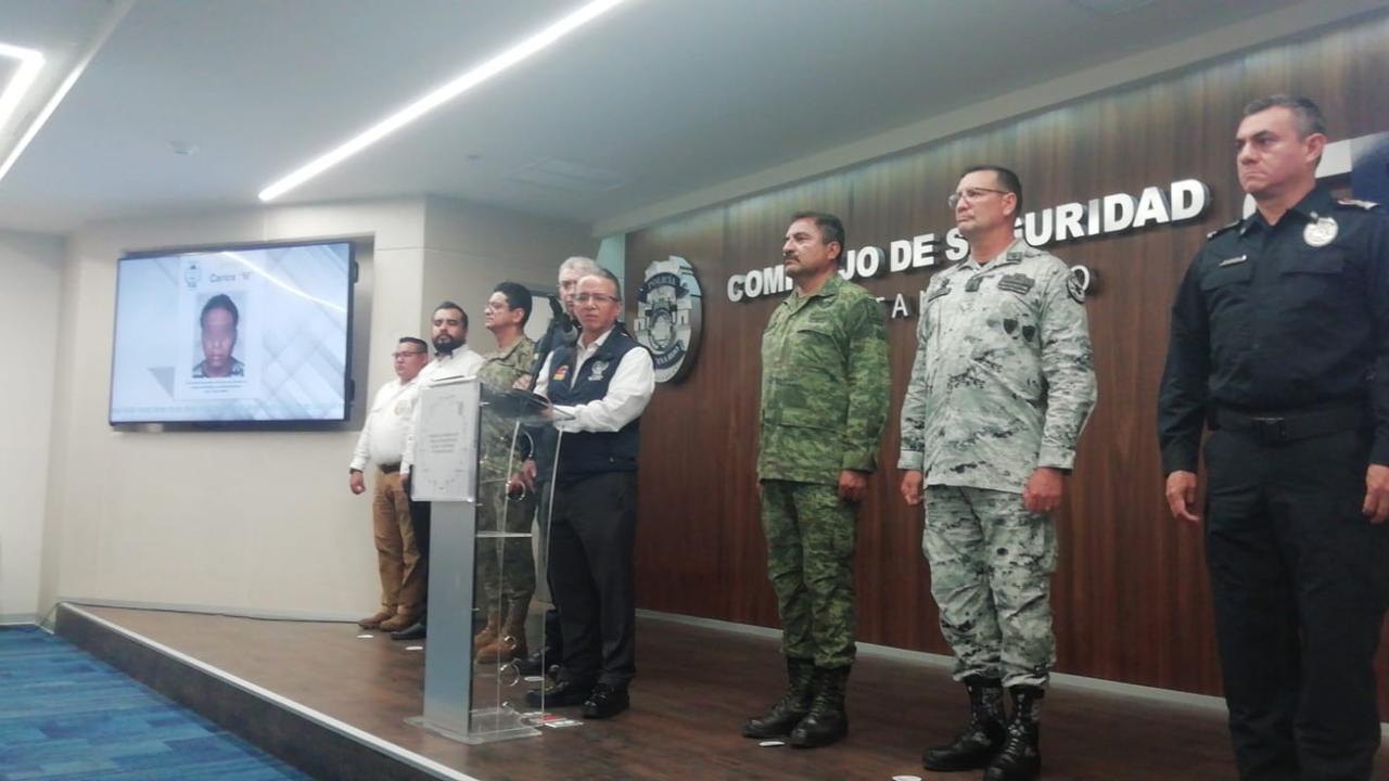 Quintana Roo general attorney Oscar Montes de Oca Rosales at a press conference in Cancun on Monday May 6. Picture: Fernanda Duque