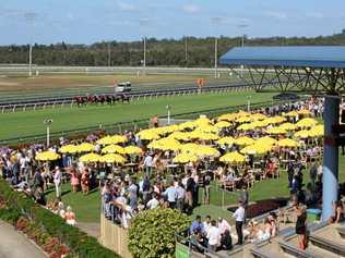 AT THE RACES: Corbould Park on Melbourne Cup Day. Picture: Erle Levey