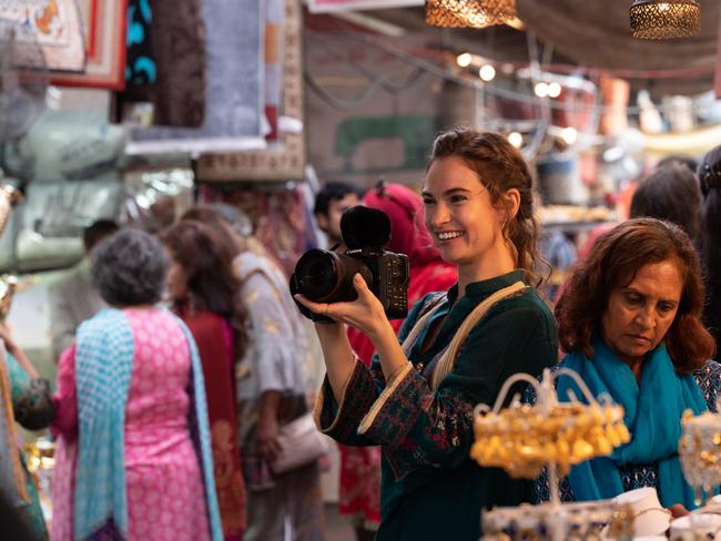 Lily James plays Zoe, a documentary maker at the height of her career. Picture: Rob Youngson