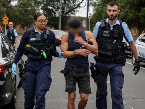 627 people were taken into custody during the operation. Picture: NSW Police
