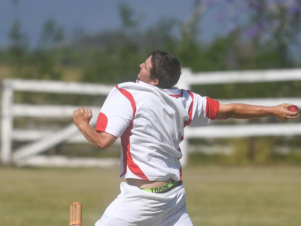 Adrian Boyd bowls for Souths against Tucabia-Copmanhurst in Premier League CRCA.