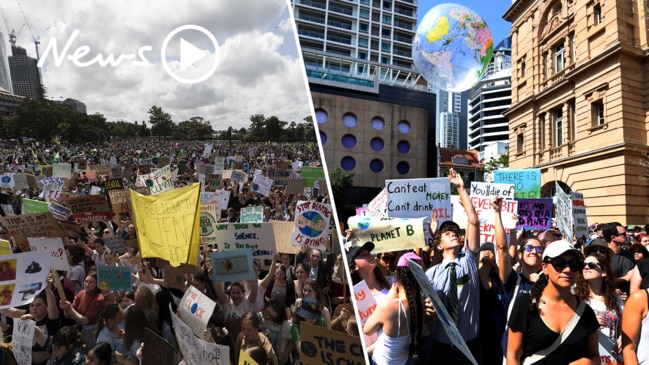 Watch the video: Incredible scenes at climate change protests