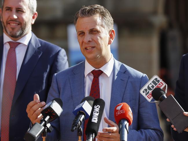 NSW Minister for Transport and Infrastructure Andrew Constance says Spanish contractors Acciona are stuffing around the taxpayer. Picture: AAP Image/Erik Anderson