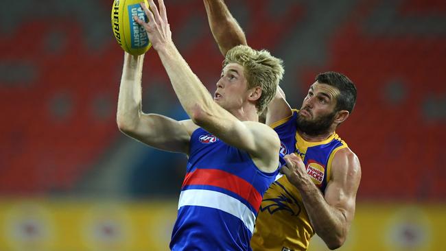 Tim English needs support while he develops, says Mick Malthouse. Picture: Matt Roberts/Getty Images