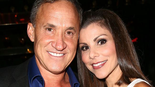 WEST HOLLYWOOD, CA - AUGUST 14: Television persoanlity Dr. Terry Dubrow (L) and actress Heather Dubrow attend Crackle's Summer Premieres Event celebrating the launch of 'Sequestered' And 'Cleaners' at 1 OAK on August 14, 2014 in West Hollywood, California. (Photo by Imeh Akpanudosen/Getty Images)