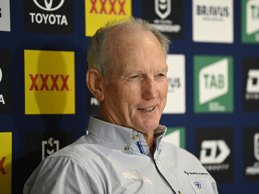 Veteran Dolphins coach Wayne Bennett earned around $1.2 million this year. Picture: Getty Images