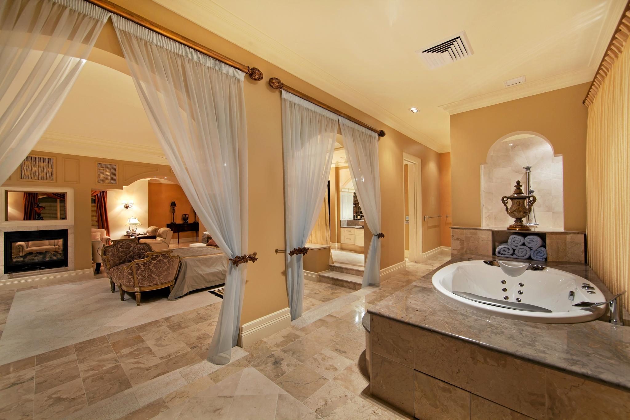 The master suite at Mandalay House.