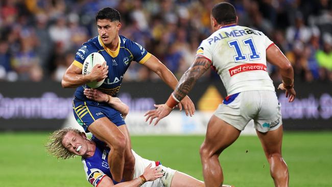 Dylan Brown has fired back at Paul Gallen over his claims the Eels won’t play finals footy this year. Picture; Mark Kolbe/Getty Images