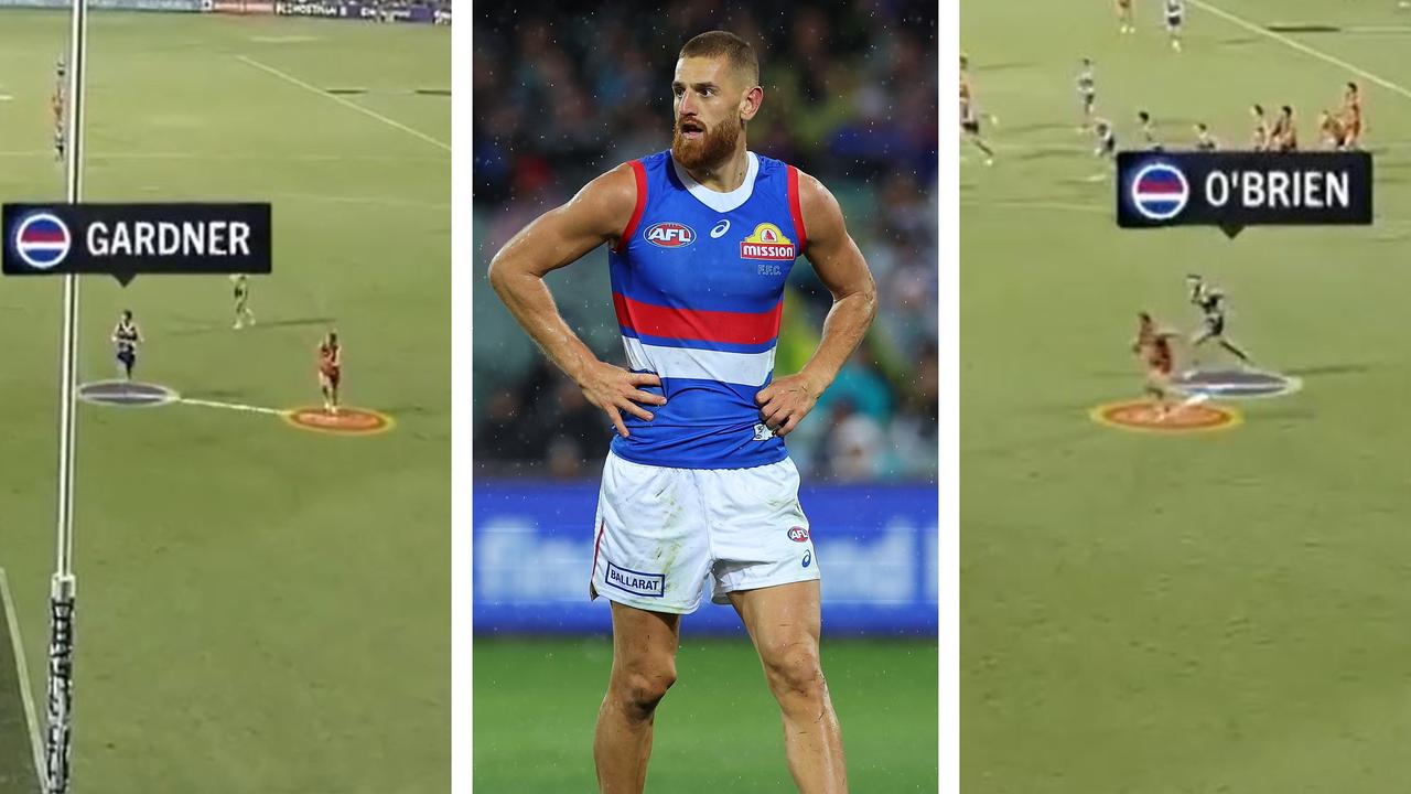 Western Bulldogs defence exposed by David King on First Crack, Liam Jones wallpapering over cracks