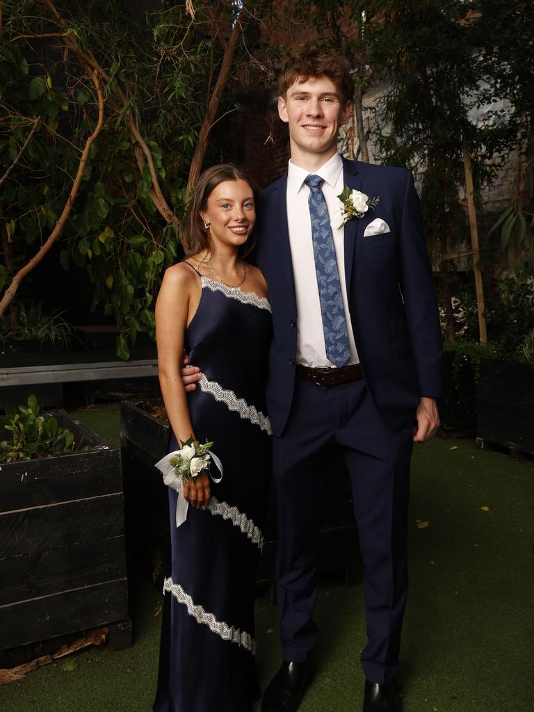 Olivia Farquer and Oliver Hart. Fahan School leavers dinner 2024. Picture: Nikki Davis-Jones