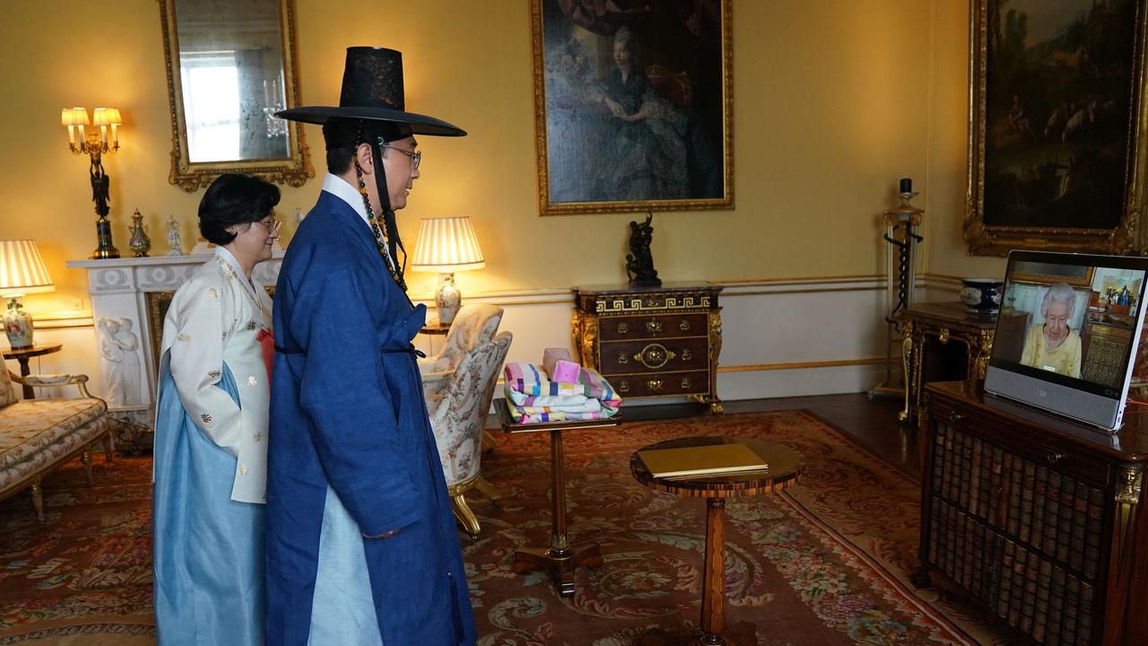 The Queen received South Korea's Ambassador to the UK, Gunn Kim. Picture: Victoria Jones / AFP