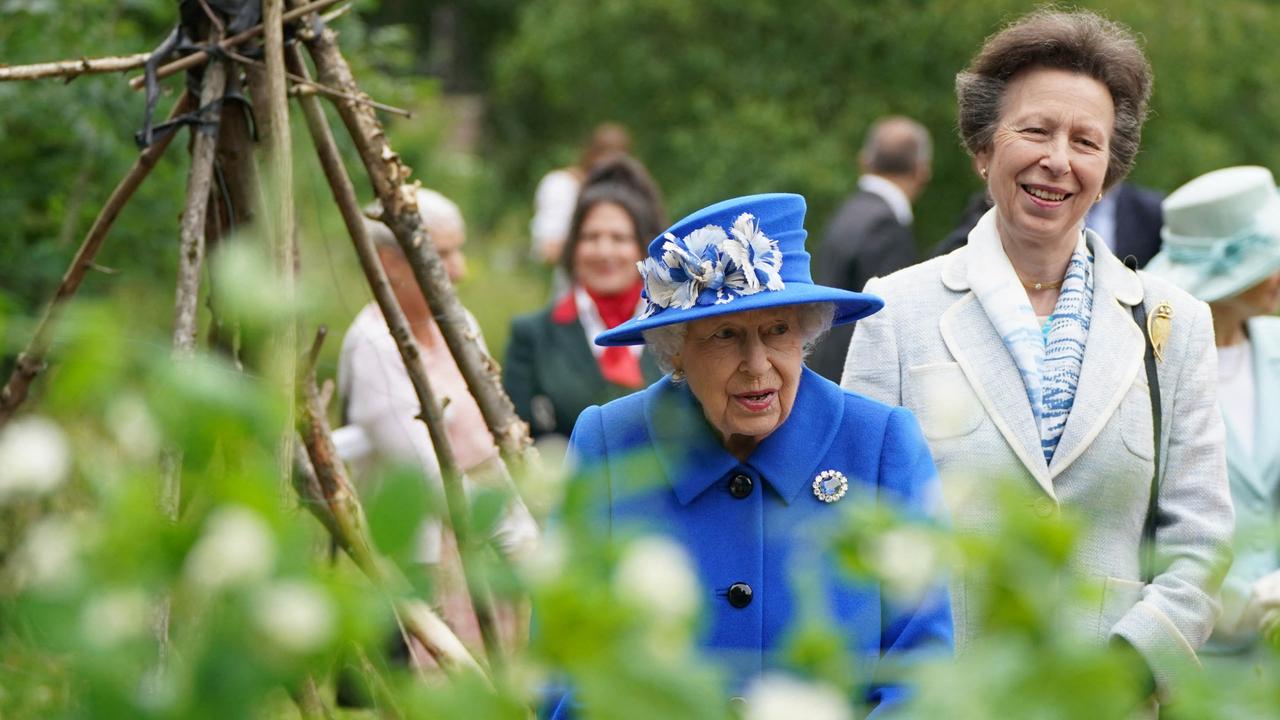 Britain's Queen Elizabeth II and Princess Anne. Picture: Andrew Milligan/AFP