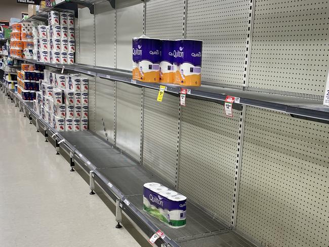 Toilet paper is again in hot demand. Picture: David Crosling